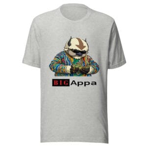 Big Appa Parody Tee – Anime-Inspired Hip-Hop Graphic Shirt